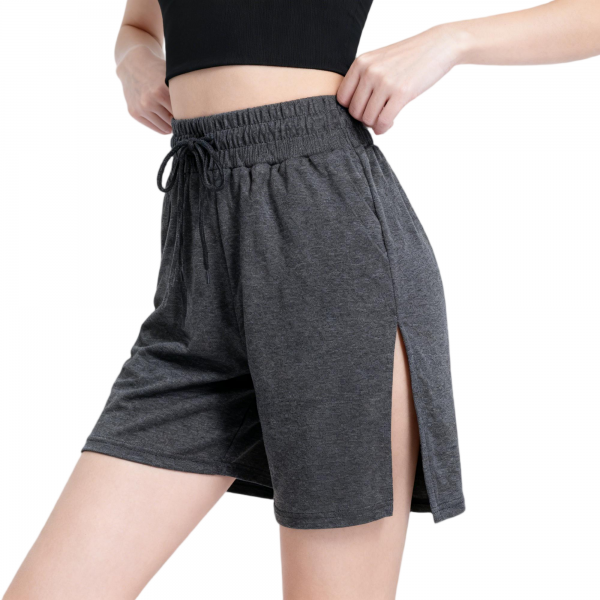 Women's Solid Fitness Running Shorts Wholesale - Eco Recycled Athletic Yoga Gym Sports Bottoms